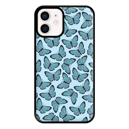 Blue Butterfly - Butterfly Patterns Phone Case for iPhone 12 Mini