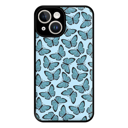 Blue Butterfly - Butterfly Patterns Phone Case for iPhone 14