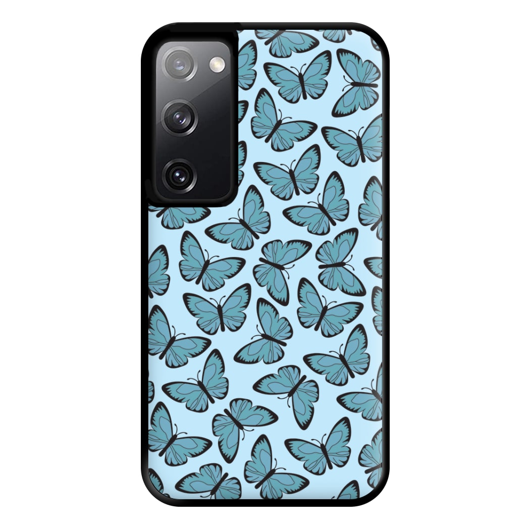 Blue Butterfly - Butterfly Patterns Phone Case for Galaxy S20