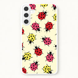 Ladybugs With Flower Spots Pattern Phone Case for Galaxy A57