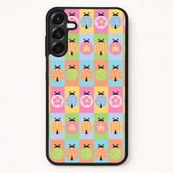 Cartoon Ladybugs Colourful Pattern Phone Case for Galaxy A57