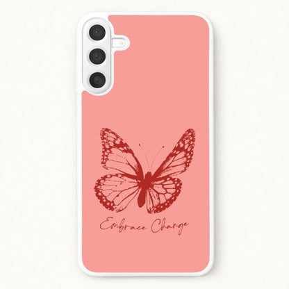 Embrace Change Butterfly Phone Case for Galaxy A57