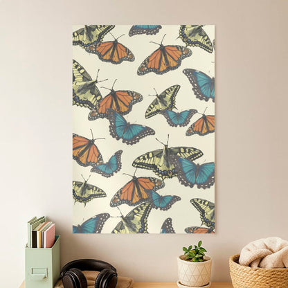 Butterfly Assortment Pattern Poster