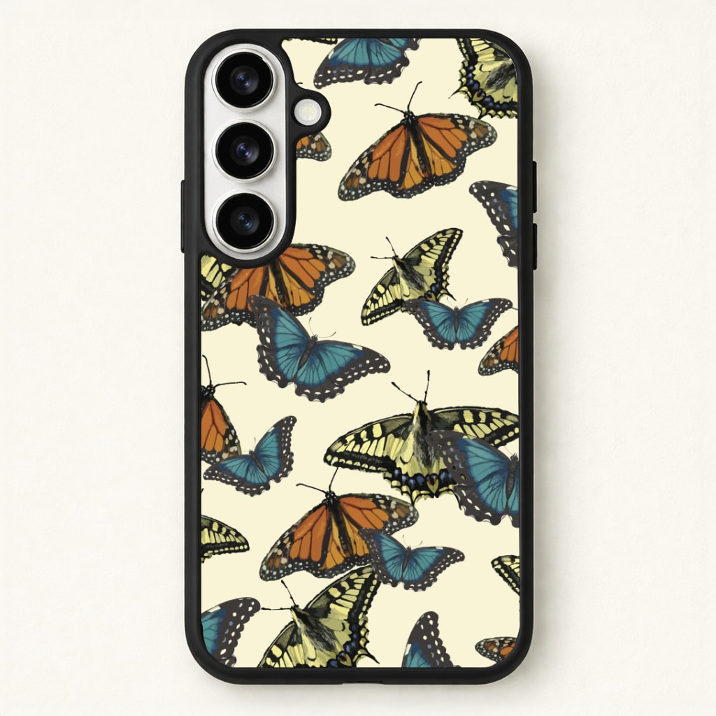 Butterfly Assortment Pattern Phone Case for Galaxy S26