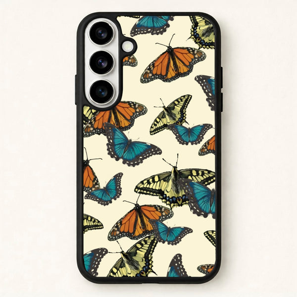 Butterfly Assortment Pattern Phone Case for Galaxy S26