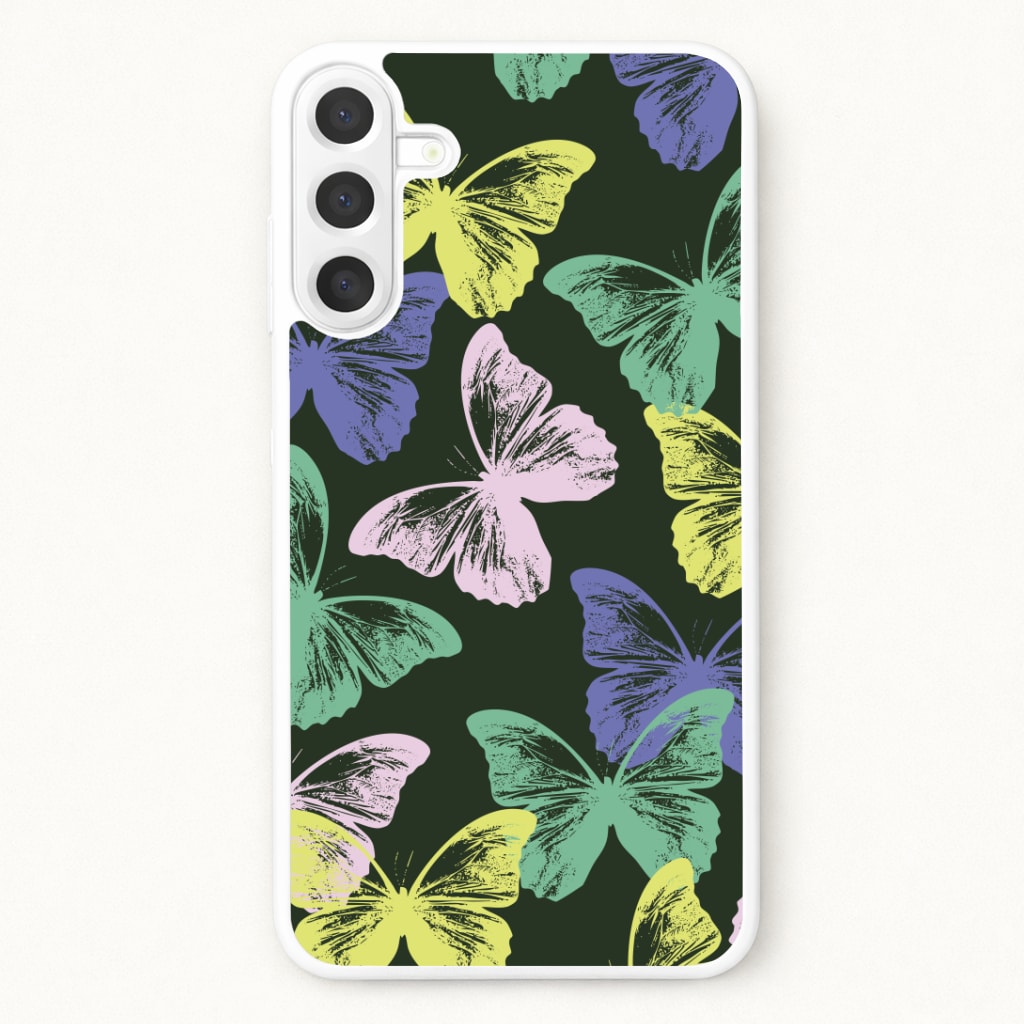 Colourful Butterfly Stamps Pattern Phone Case for Galaxy A17