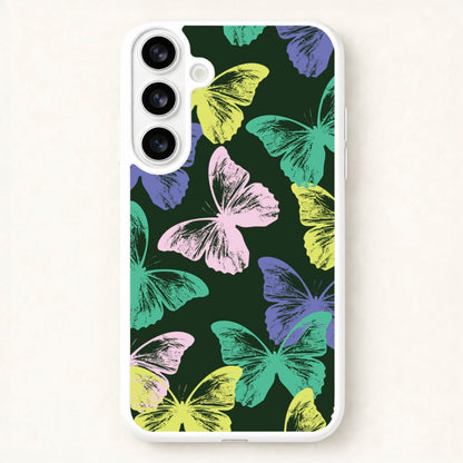 Colourful Butterfly Stamps Pattern Phone Case for Galaxy S26