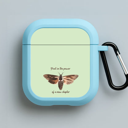 Trust In The Power Of A New Chapter Blue AirPods Case