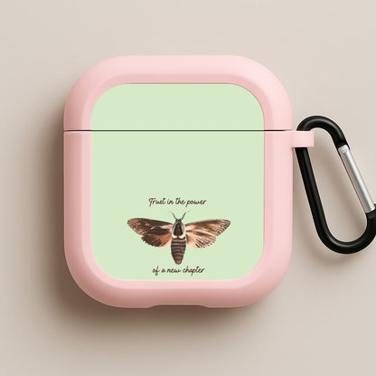 Trust In The Power Of A New Chapter Pink AirPods Case