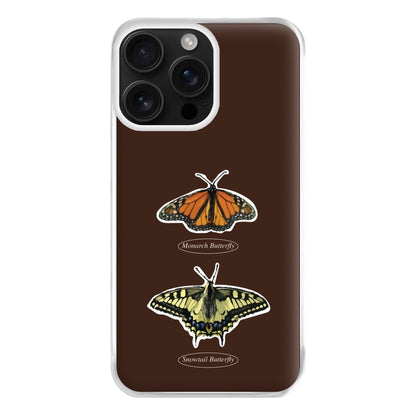 Butterfly Species Collage Phone Case for iPhone 16 Pro Max