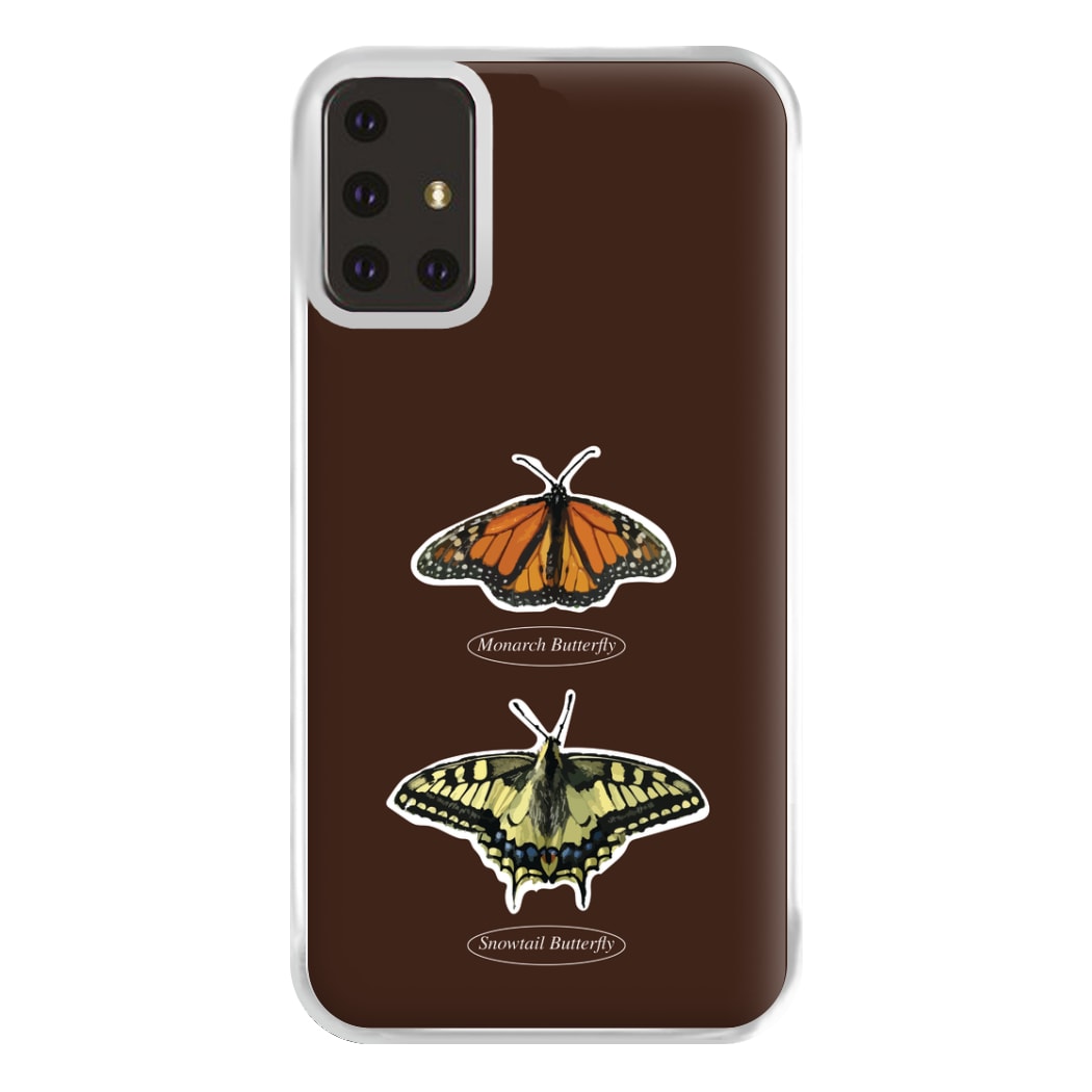 Butterfly Species Collage Phone Case for Galaxy A71