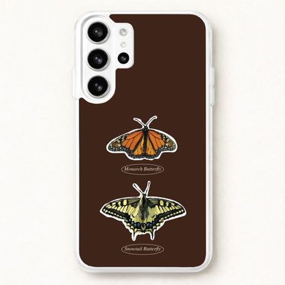 Butterfly Species Collage Phone Case for Galaxy S26 Ultra