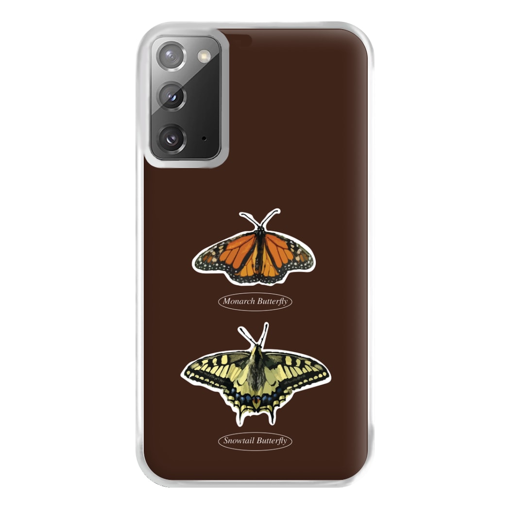Butterfly Species Collage Phone Case for Galaxy Note 20 Ultra