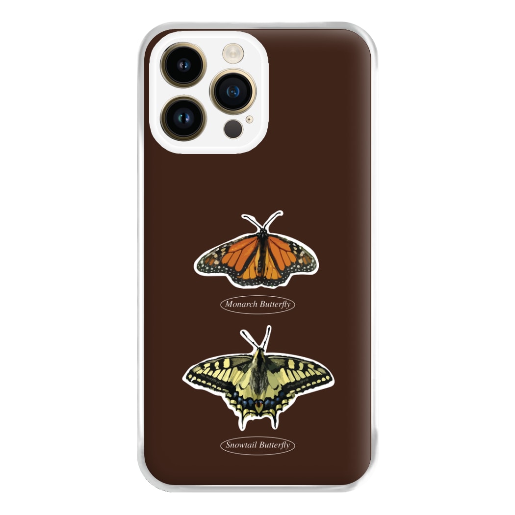 Butterfly Species Collage Phone Case for iPhone 14 Pro Max