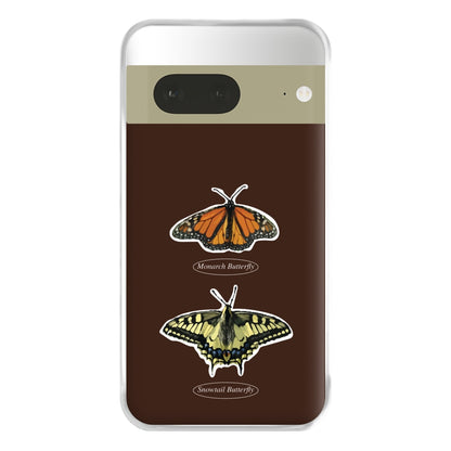 Butterfly Species Collage Phone Case for Google Pixel 7a