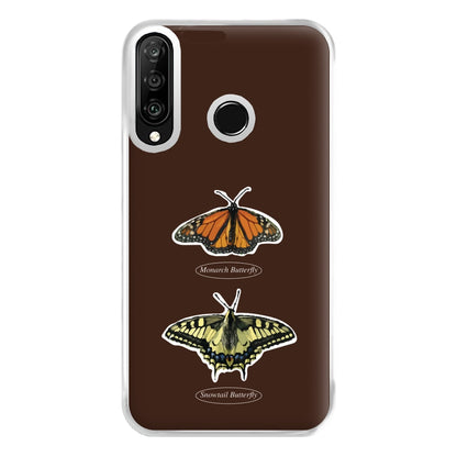 Butterfly Species Collage Phone Case for Huawei P30 Lite
