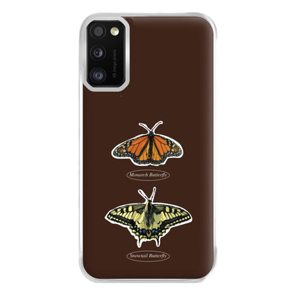 Butterfly Species Collage Phone Case for Galaxy A41