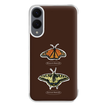 Butterfly Species Collage Phone Case for Galaxy S25 Edge