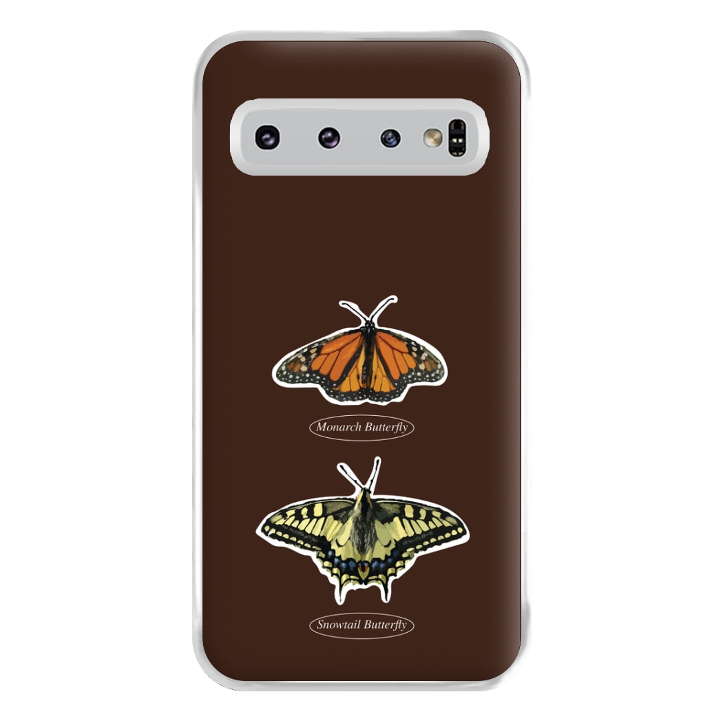Butterfly Species Collage Phone Case for Galaxy S10 Plus