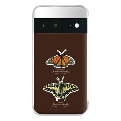 Butterfly Species Collage Phone Case for Google Pixel 6a