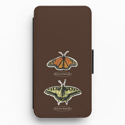 Butterfly Species Collage Flip / Wallet Phone Case
