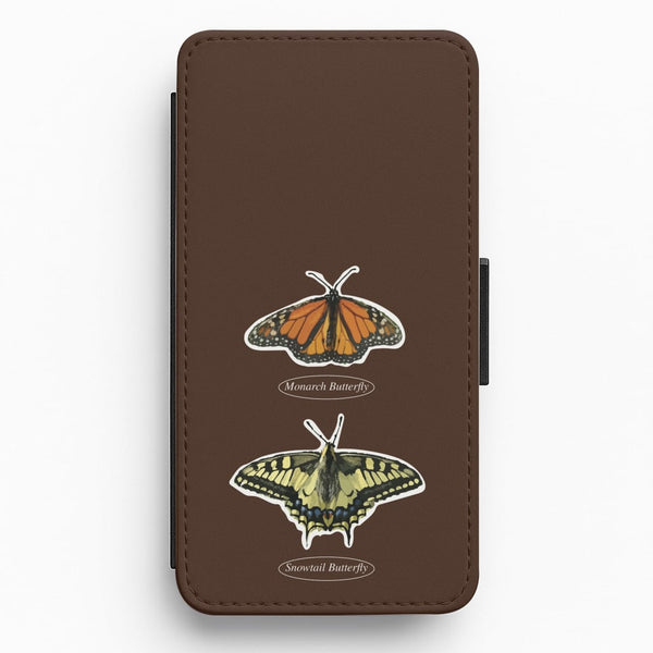 Butterfly Species Collage Flip / Wallet Phone Case