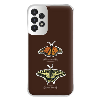 Butterfly Species Collage Phone Case for Galaxy A53
