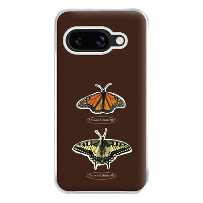 Butterfly Species Collage Phone Case for Google Pixel 8a