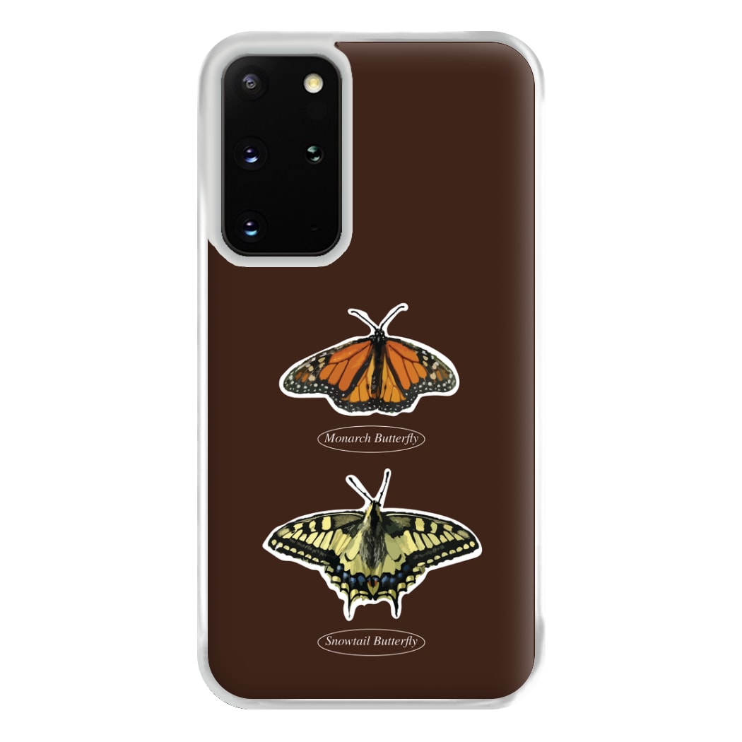 Butterfly Species Collage Phone Case for Galaxy S20 Plus