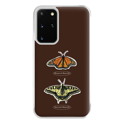Butterfly Species Collage Phone Case for Galaxy S20 Plus