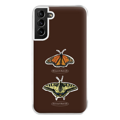 Butterfly Species Collage Phone Case for Galaxy S21 Plus