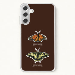 Butterfly Species Collage Phone Case for Galaxy A17