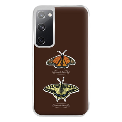 Butterfly Species Collage Phone Case for Galaxy S20