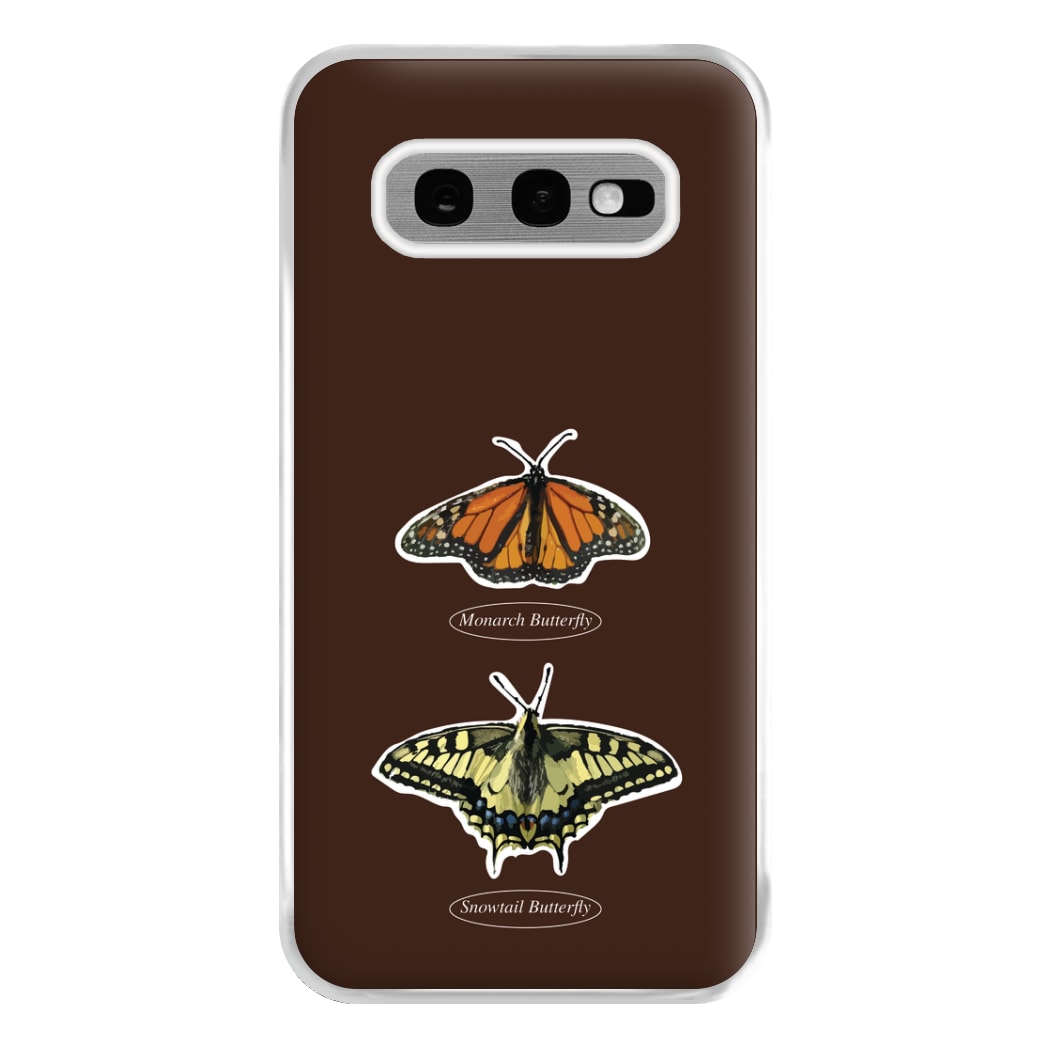 Butterfly Species Collage Phone Case for Galaxy S10e