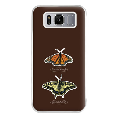Butterfly Species Collage Phone Case for Galaxy S8 Plus