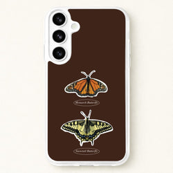 Butterfly Species Collage Phone Case for Galaxy S26