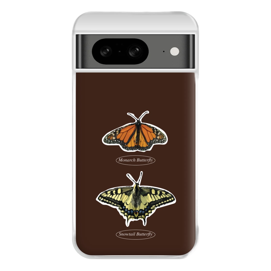 Butterfly Species Collage Phone Case for Google Pixel 8