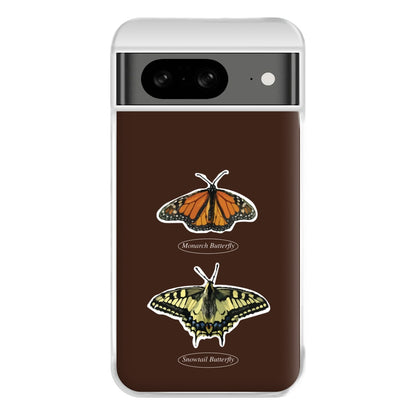 Butterfly Species Collage Phone Case for Google Pixel 8