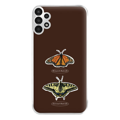 Butterfly Species Collage Phone Case for Galaxy A13