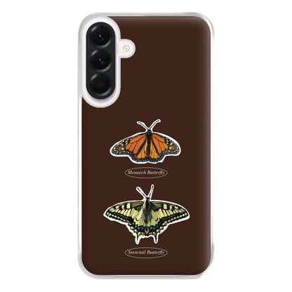 Butterfly Species Collage Phone Case for Galaxy A36