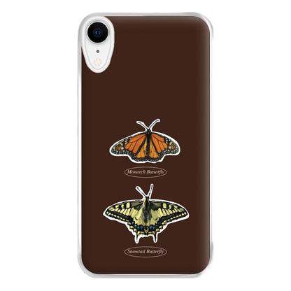 Butterfly Species Collage Phone Case for iPhone XR