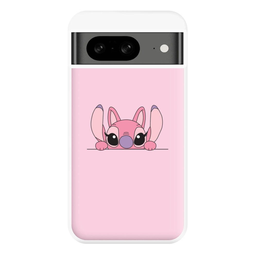 Angel Leaning - Pink Alien Phone Case for Google Pixel 8