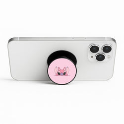 Angel Leaning - Pink Alien Phone Stand