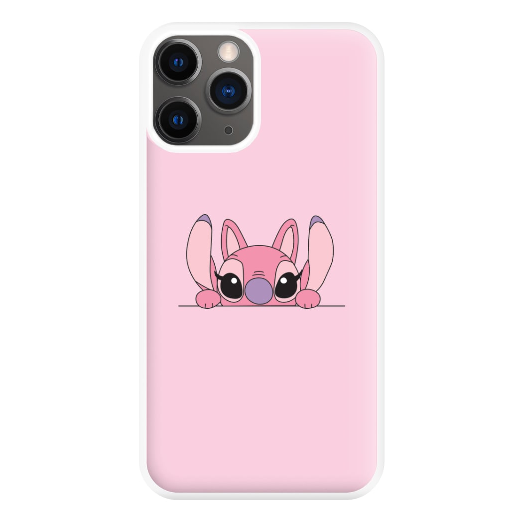 Angel Leaning - Pink Alien Phone Case for iPhone 12 Pro Max