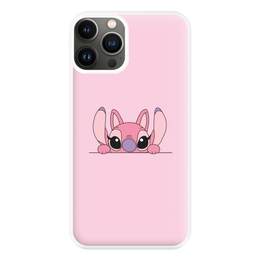 Angel Leaning - Pink Alien Phone Case for iPhone 11 Pro Max