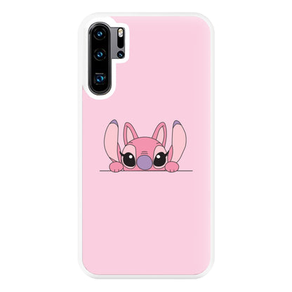 Angel Leaning - Pink Alien Phone Case for Huawei P30 Pro