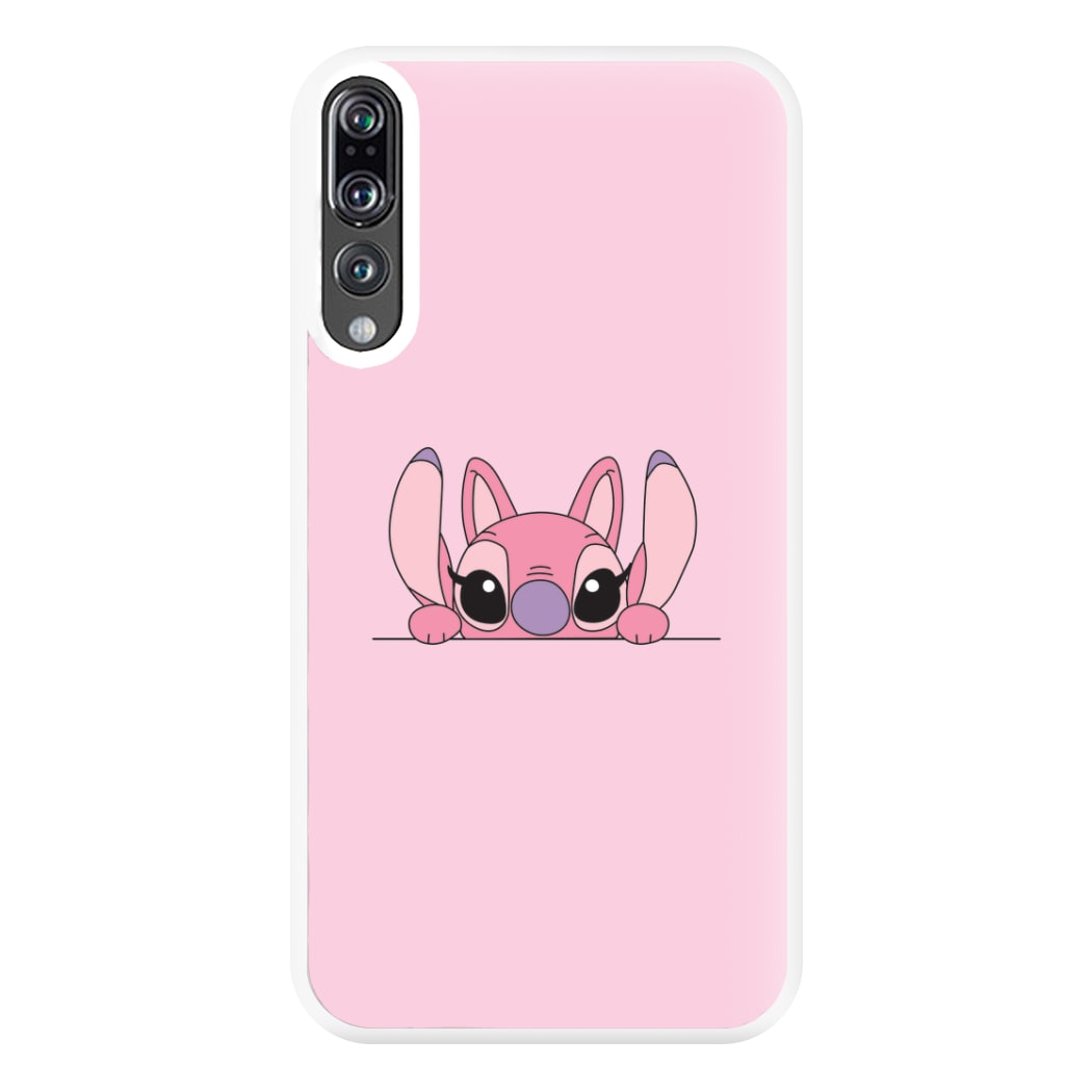 Angel Leaning - Pink Alien Phone Case for Huawei P20 Pro