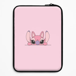 Angel Leaning - Pink Alien Universal Laptop Sleeve