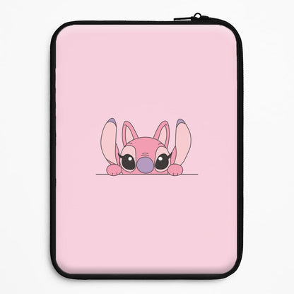 Angel Leaning - Pink Alien Universal Laptop Sleeve