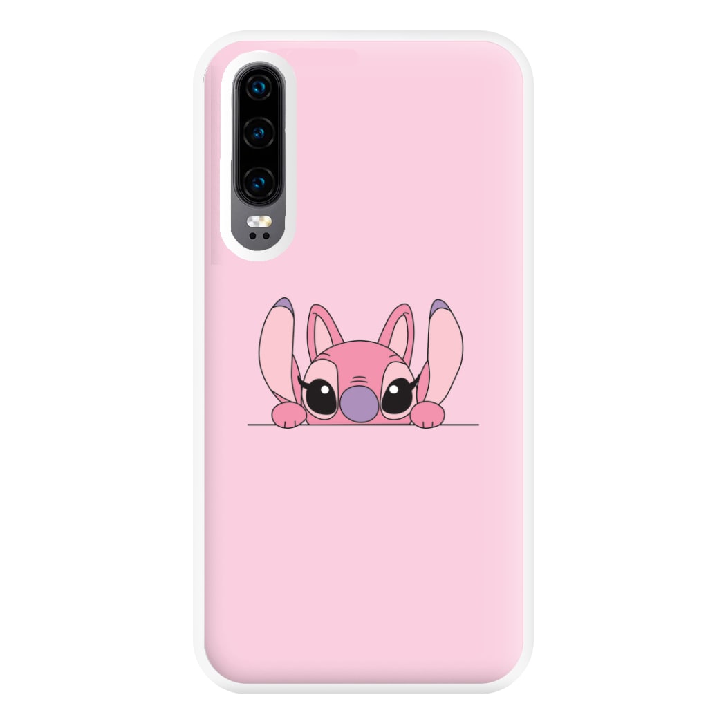 Angel Leaning - Pink Alien Phone Case for Huawei P30